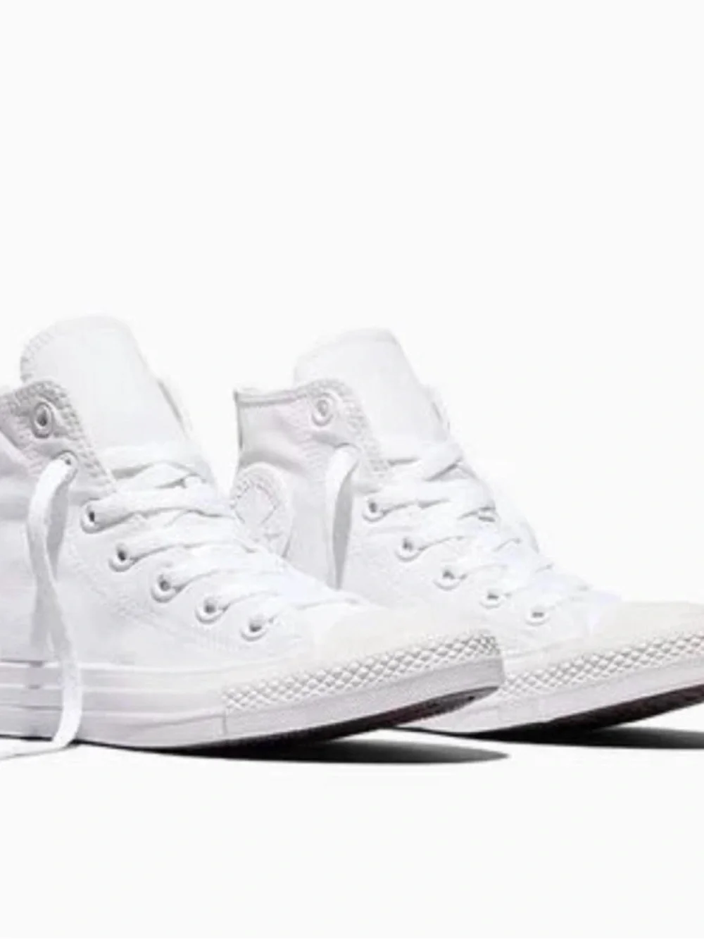 Converse High Top Canvas Sneakers - White - Picture 2 of 5